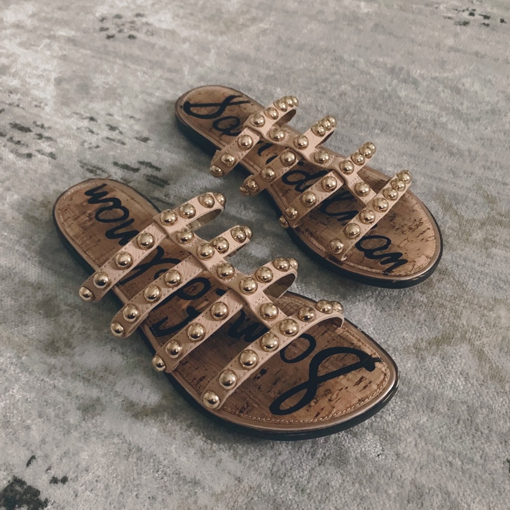 Sam Edelman Glenn studded slide sandal 9